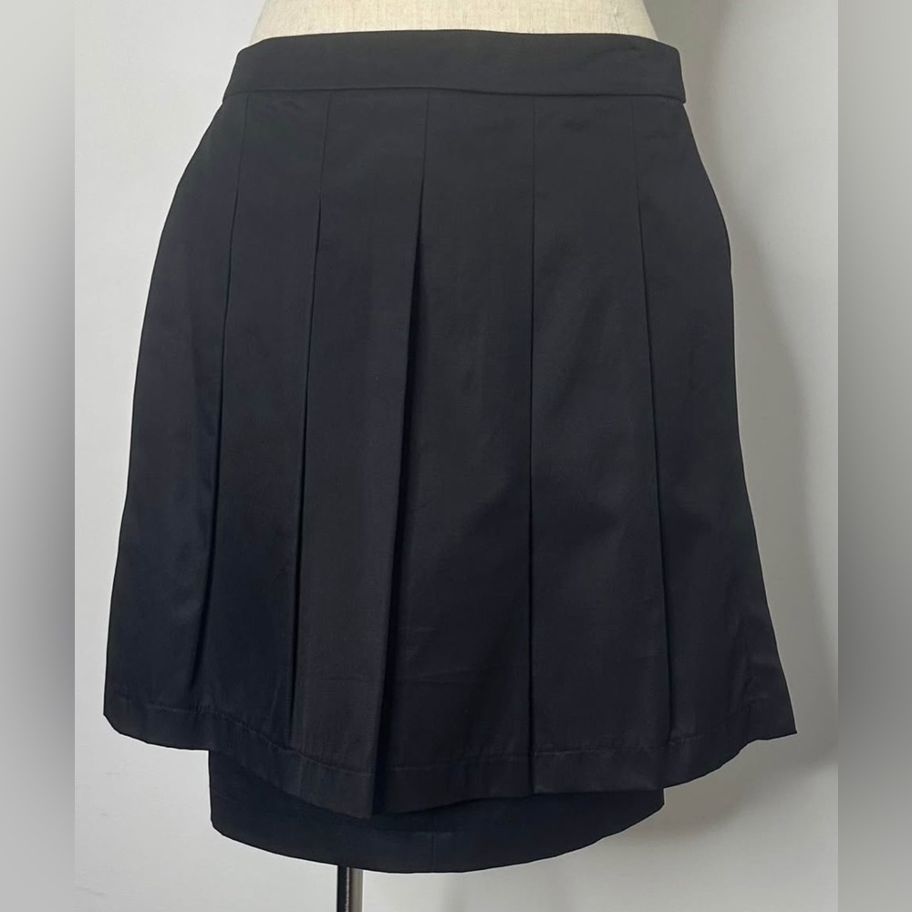 IKKS: Black Pleated Skirt